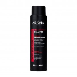 Aravia Professional Шампунь мультикислотный против выпадения и ломкости волос 420мл