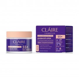 Claire Cosmetics Collagen Active Pro Крем дневной для лица 55+ 50мл