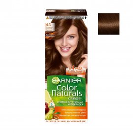 Garnier Color Naturals Крем-краска для волос 4.3 Золотистый каштан