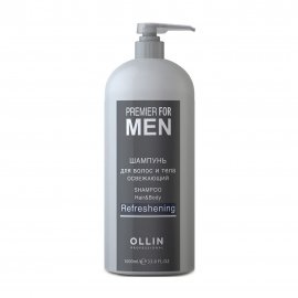 Ollin Professional Men Шампунь освежающий для волос и тела