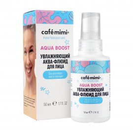 Cafe Mimi Аква-флюид увлажняющий для лица Aqua Boost 50мл