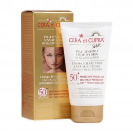 Cera Di Cupra Крем солнцезащитный для лица SPF50+ 75мл