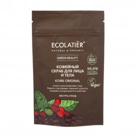 Ecolatier Organic Скраб кофейный для лица и тела Кофе Original 150гр