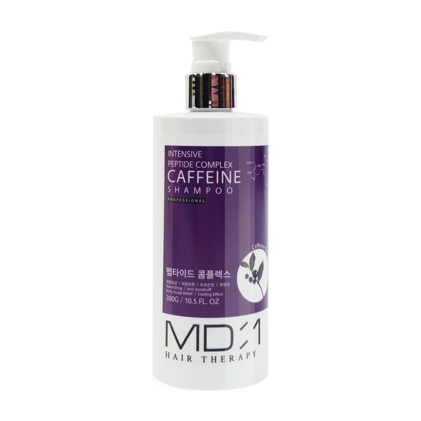 Интенсивный 1. MD:1 Intensive Peptide Complex Caffeine Shampoo. Шампунь с комплексом пептидов и кофеином MD:1 Intensive Peptide Caffeine Shampoo, 300 мл. Пептидный шампунь с экстрактом кофеина - MD-1 Intensive Peptide Complex Caffeine Shampoo. MD:1 hair Therapy Intensive Peptide Complex Caffeine Shampoo, 300ml.