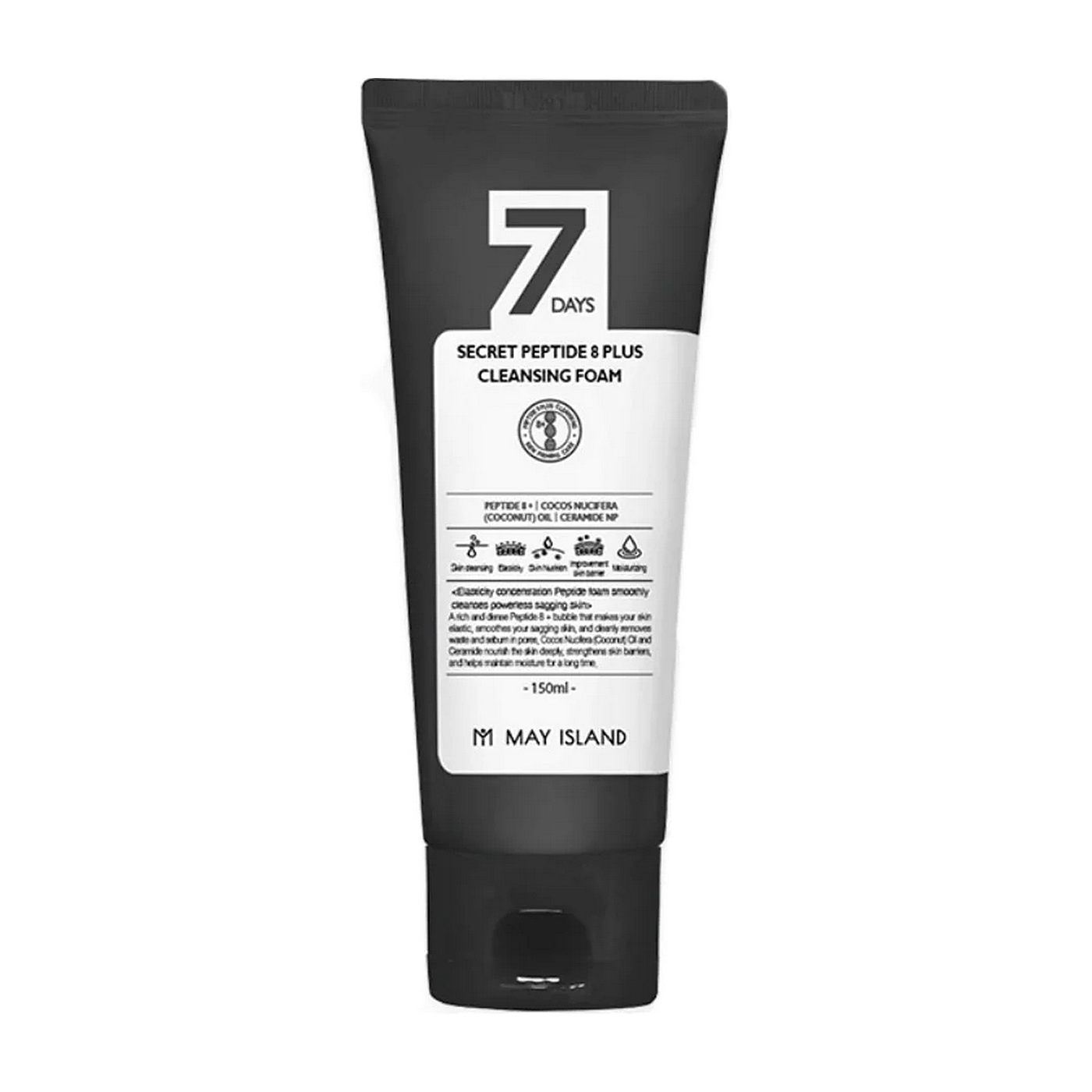 May island 7 days secret. Пенка для умывания May Island 7 Days Secret Peptide 8. Очищающая пенка с пептидным - [May Island] 7days Secret Peptide 8 Plus Cleansing Foam 150 мл. May Island 7 Days Secret Peptide 8 Plus Cleansing Foam 150ml. Пенка для умывания с пептидным комплексом May Island 7 Days Secret Peptide 8 Plus 30 мл.