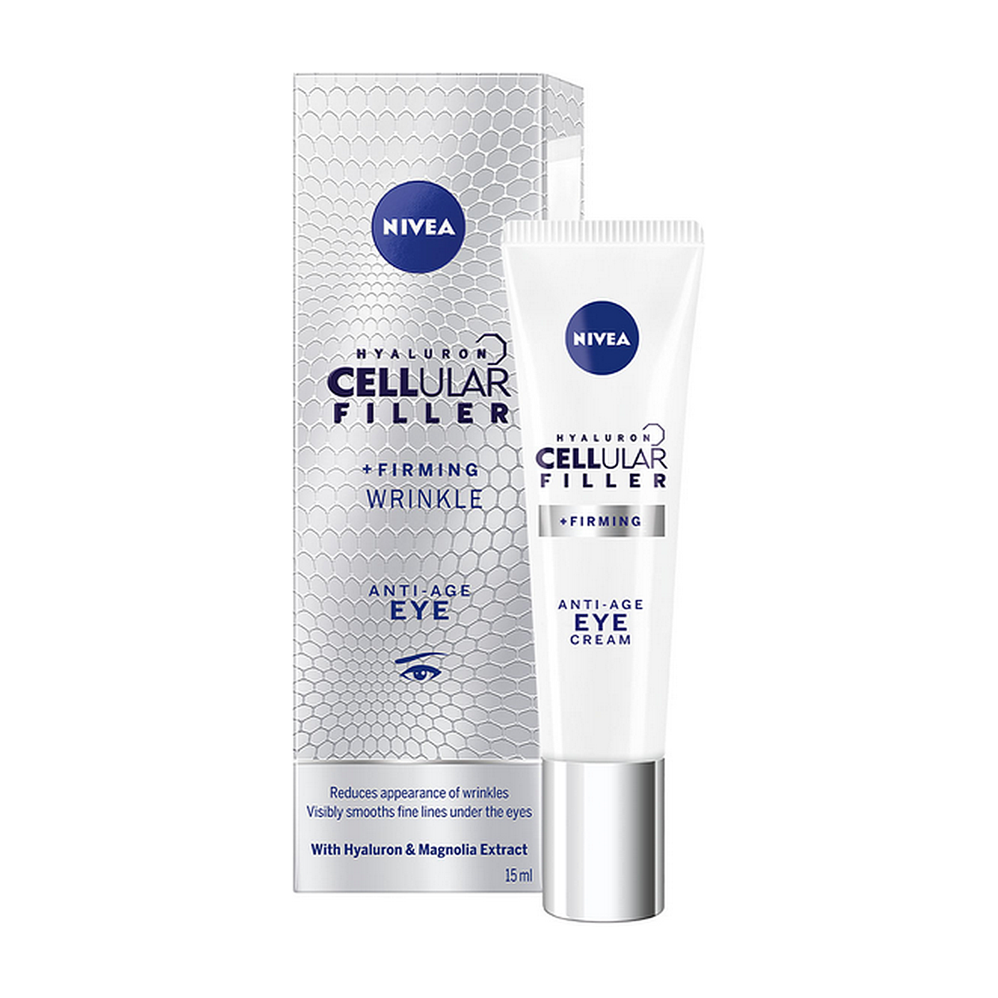 Крем под глаза гарни. Dermacol крем Hyaluron Therapy Eye & Lip Wrinkle Filler Cream. Крем Nivea Hyaluron Cellular Filler вокруг глаз 15 мл. Nivea крем Eye Cream. Nivea крем Anti age Cellular.