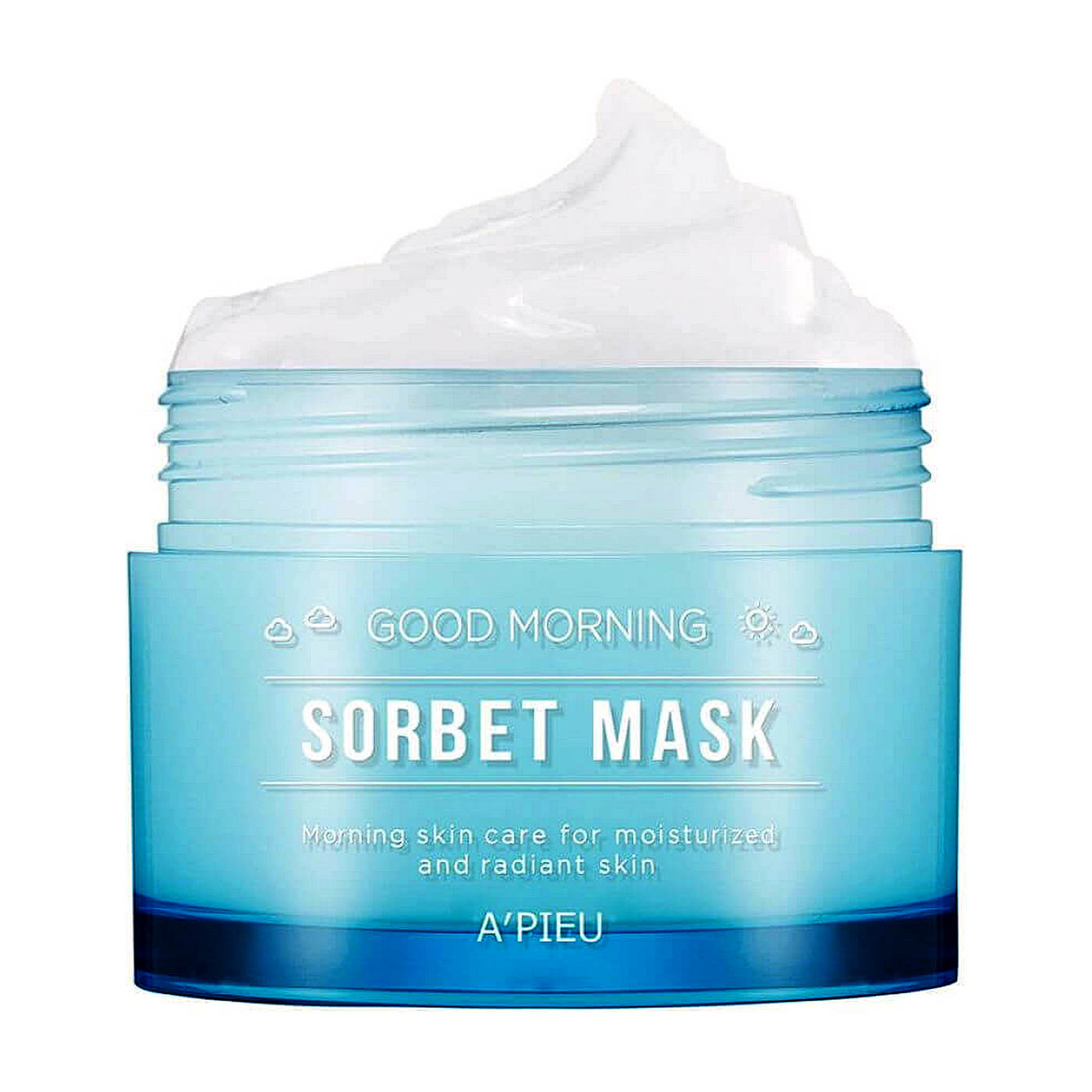 Apieu. Маска-сорбет для лица `a`PIEU`. Маска APIEU good morning Sorbet Mask. A’PIEU Утренняя маска сорбет. A'PIEU маска-сорбет для лица good morning Sorbet Mask.