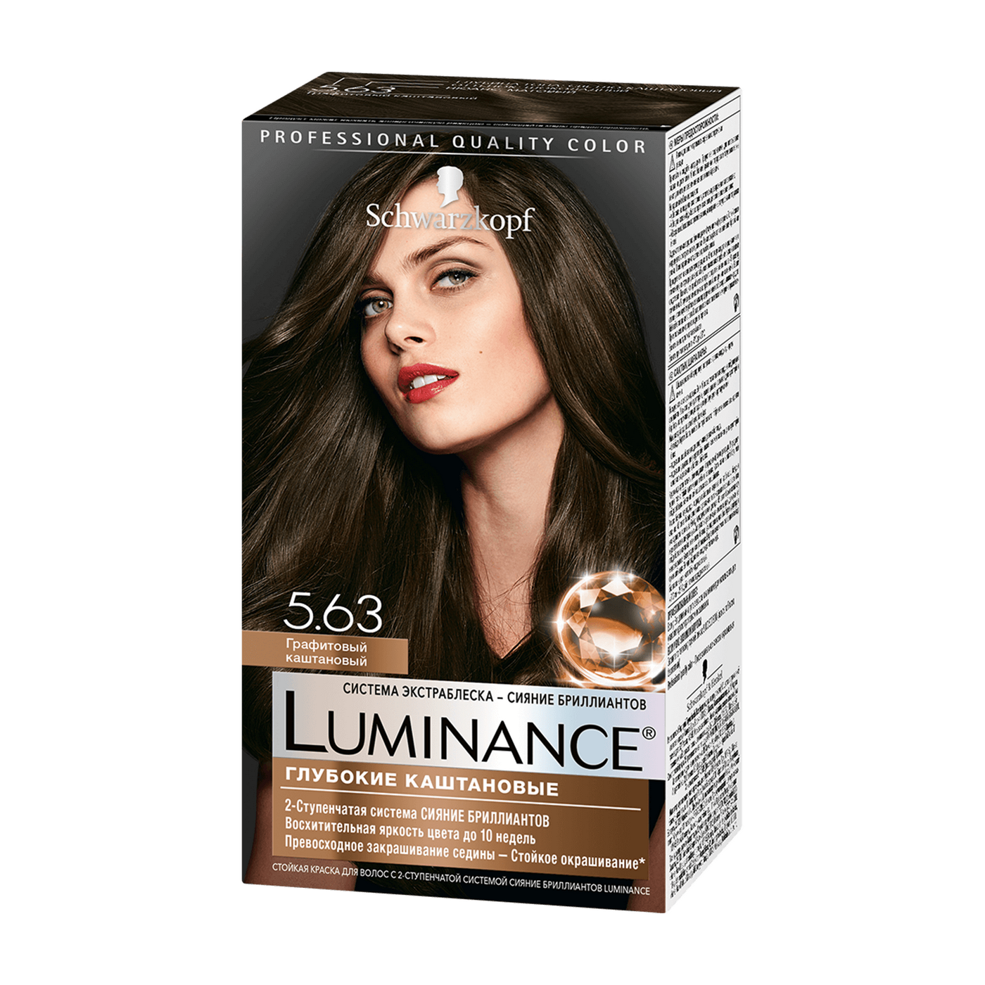 Schwarzkopf краска Luminance графитовый каштан