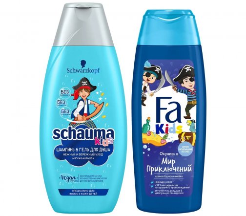 Schwarzkopf Kids Набор мальчиков Открой мир сказок Шампунь-гель 2в1 350мл+ Гель для душа 250мл