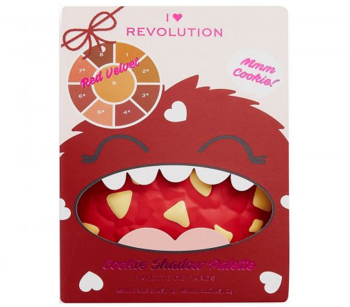 I Heart Revolution Палетка теней для век Cookie Red Velvet