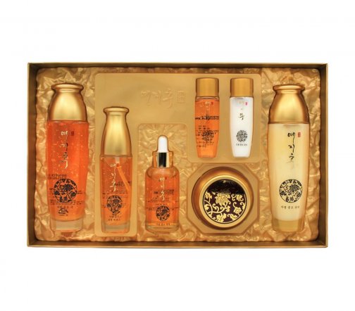 Bergamo Yazihu Gold Skin Care Набор для лица с золотом 5 предметов