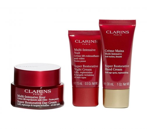 Clarins Multi-intensive Набор Крем дневной 50мл+Крем ночной 15мл+Крем для рук против морщин 30мл