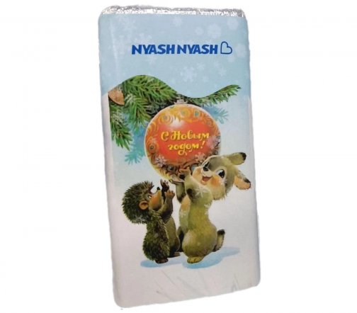 Nyash Nyash Бомбочка для ванны Бурлящий шоколад Открытки СССР 150гр