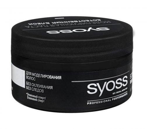 Schwarzkopf Syoss Паста моделирующая для волос Естественный блеск Легкий контроль 100мл