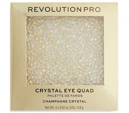 Revolution Pro Палетка теней для век Crystal Eye Quad Champagne Crystal