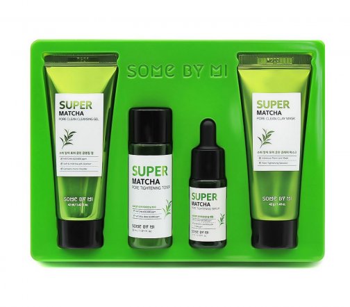 Some By Mi Super Matcha Pore Care Starter Kit Набор для сужения пор с чаем матча
