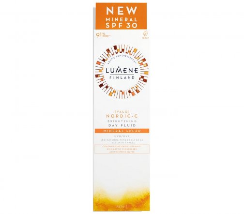 Lumene Valo Nordic-C Флюид дневной придающий сияние для лица SPF30 50мл