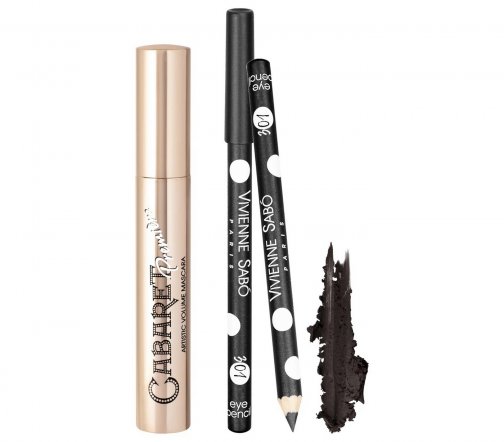 Vivienne Sabo Набор Тушь Cabaret Premiere 01+Карандаш для глаз Merci 301