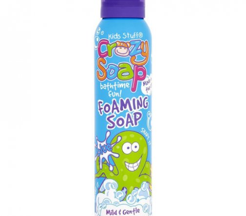 Kids Stuff Crazy Astronauts Набор мусс-пена белая 225мл + мусс-пена голубая 225мл + раскраска