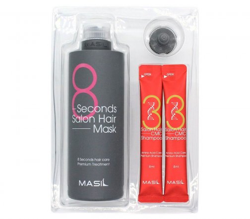 Masil 8 Seconds Hair Mask+Salon Hair CMC Shampoo Набор восстанавливающий по уходу за волосами