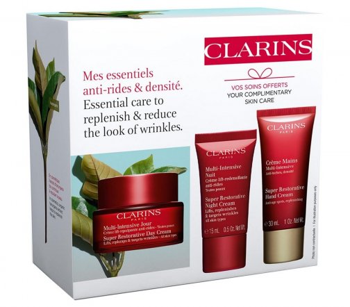 Clarins Multi-intensive Набор Крем дневной 50мл+Крем ночной 15мл+Крем для рук против морщин 30мл