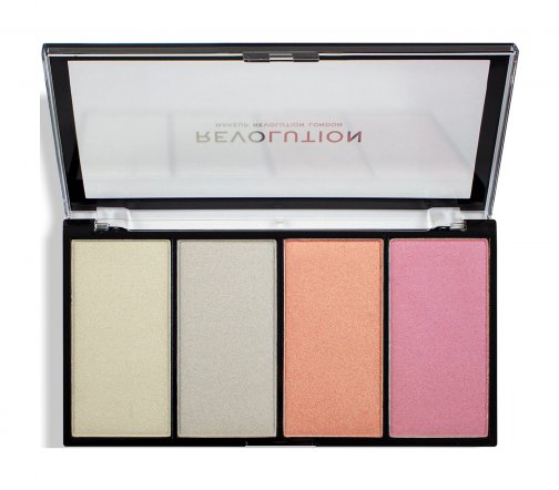 Makeup Revolution Палетка хайлайтеров Reloaded Lustre Lights Cool