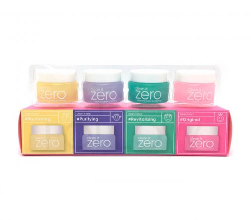 Banila Co Clean It Zero Набор Бальзам очищающий для лица миниатюры 4шт*7мл