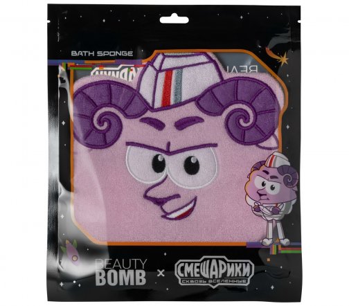 Beauty Bomb Мочалка в виде Бараша Смешарики