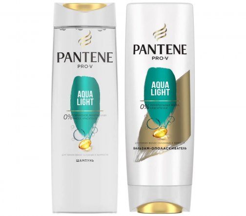 Pantene Набор Шампунь Aqua Light 250мл+Бальзам-ополаскиватель Aqua Light 200мл