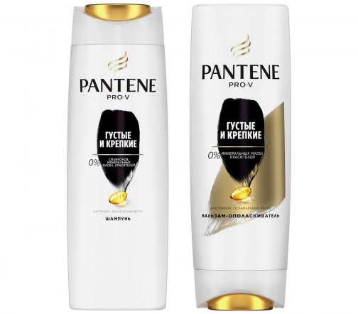 Pantene Pro-V Набор Густые и крепкие Шампунь 250мл+Бальзам 200мл