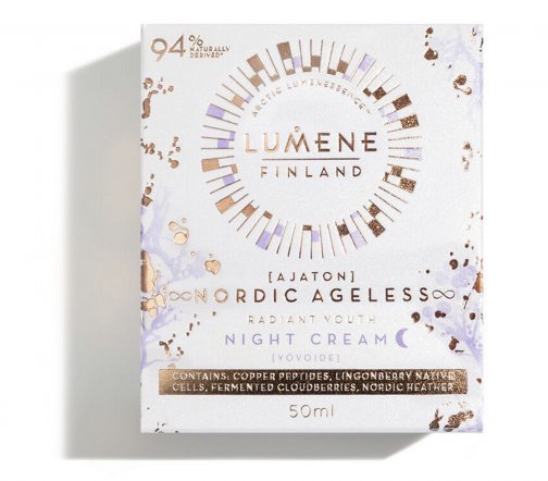 Lumene Nordic Ageless Ajaton Крем ночной для визуальной коррекции возрастных изменений кожи 50мл