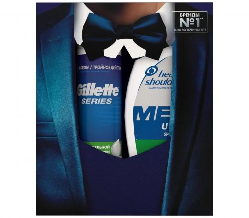 Head & Shoulders Набор Шампунь Sports Fresh 200мл+Gillette Пена для бритья 250мл