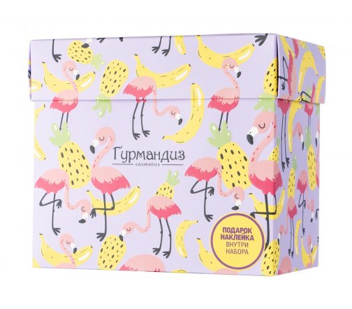 Гурмандиз Набор детский Мыло жидкое Ласковый котик 330мл+Гель для душа Кокетливый фламинго 330мл