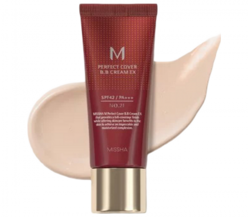 Missha Perfect Cover Тональный BB-крем с антивозрастной сывороткой SPF50+ 20мл