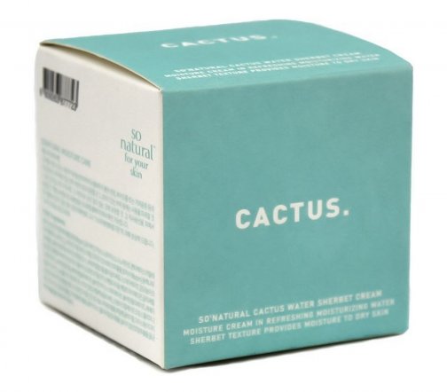 So Natural Cactus Крем-щербет с кактусовой водой 80мл