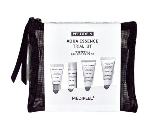 Medi-Peel Peptide 9 Aqua Essence Набор Пенка для умывания+Тонер-эссенция+Лифтинг-сыворотка+Крем