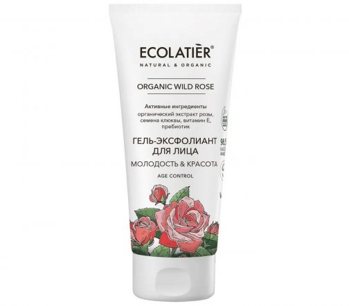 Ecolatier Organic Wild Rose Набор Гель для лица+Молочко для лица+Крем дневной для лица