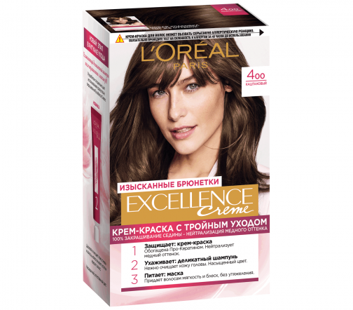 L'Oreal Paris Excellence Краска для волос 4.00 Каштановый