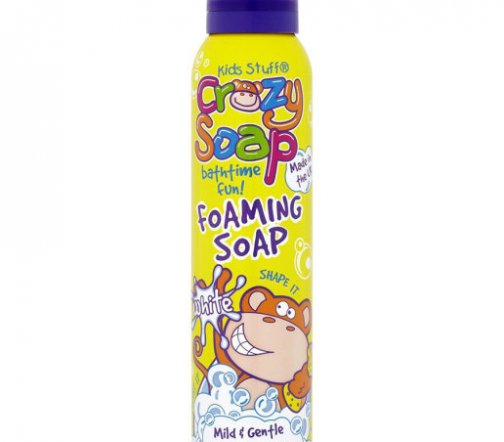 Kids Stuff Crazy Astronauts Набор мусс-пена белая 225мл + мусс-пена голубая 225мл + раскраска