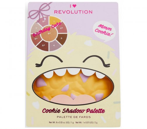 I Heart Revolution Палетка теней для век Cookie Birthday Cake