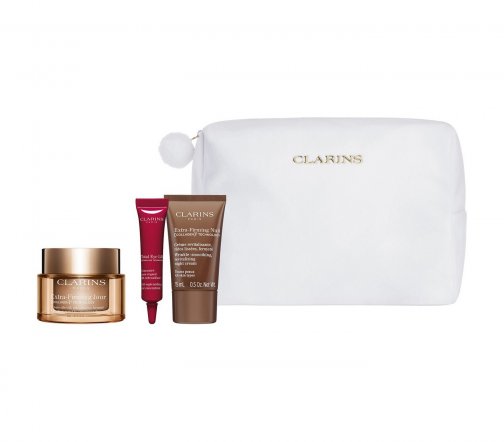 Clarins Extra-Firming Набор Набор для повышения упругости и эластичности кожи лица в косметичке
