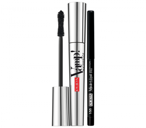 Pupa Набор для макияжа глаз Vamp! Waterproof Mascara&Made to Last