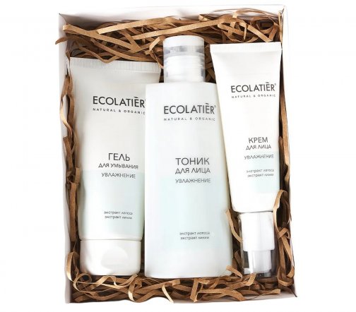 Ecolatier Набор Face Care Гель для умывания 100мл+Тоник для лица 150мл+Крем для лица 50мл