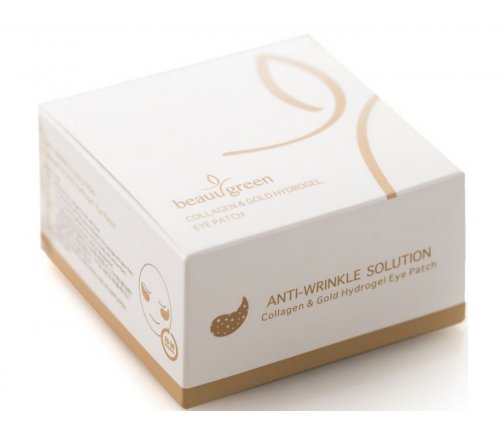BeauuGreen Anti-Wrinkle Solution Патчи для глаз гидрогелевые Collagen&Gold 60шт