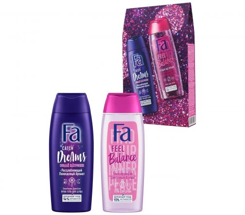 Schwarzkopf Fa Набор Крем-гель для душа Catch Dreams 250мл+Гель для душа Feel Balance 250мл