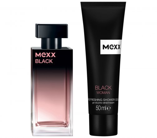 Mexx Black Woman Набор Туалетная вода 30мл+Гель для душа 50мл