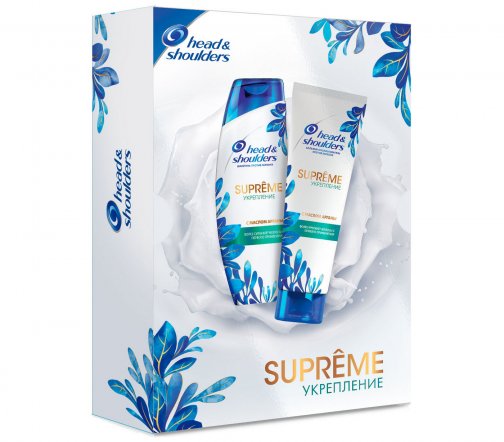 Head & Shoulders Набор Supreme Укрепление Шампунь 300мл+Бальзам-ополаскиватель 275мл