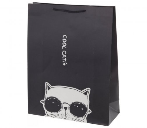 Сумка бумажная Cool Cat Ассорти 26*10*32