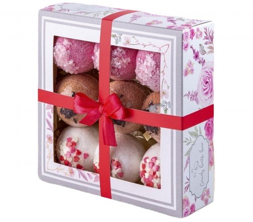 Laboratory Katrin Набор бурлящих шаров для ванн Candy bath bar La boite des bonbons 9*40u