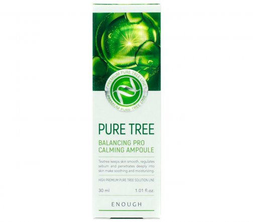Enough Premium Ampoule Pure Tree Сыворотка питательная успокаивающая с чайным деревом 30мл